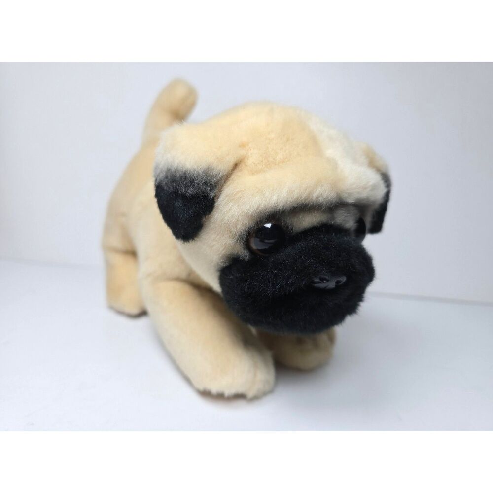 Miyoni by Aurora Pug Puppy Dog Plush Realistic Stuffed Animal Standing Plushie
